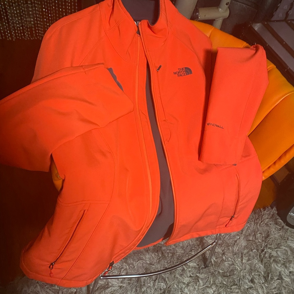 The North Face Women's Bright Orange WindWall Jacket